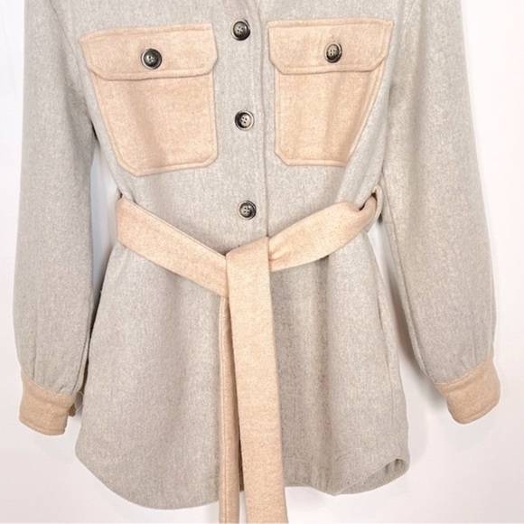 LINE & DOT Harrison Wool Belted Jacket XS - Picture 8 of 14